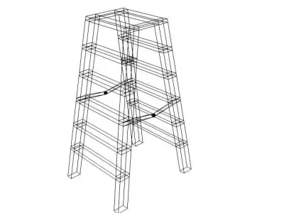 Ladder - Double Side 3D model