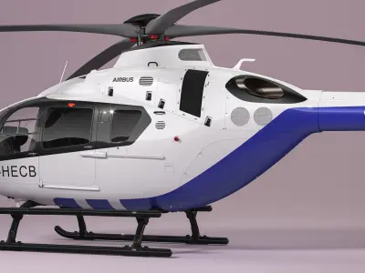 Airbus Helicopter H135 3D model purchase