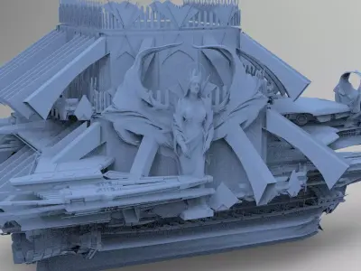 King Arthur Holy Airship   3D model