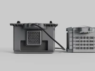 DJI Cooling Station With Battery DB1050 3D model