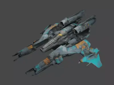 Starship Phantom Free 3D model