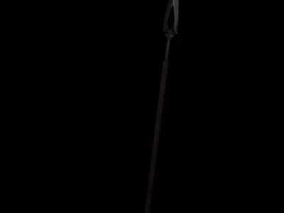  spear PBR low-poly game  Free low-poly 3D model