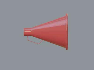 Acoustic Megaphone 3D model