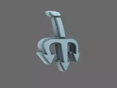 Star Tridents V10K Shoulder Symbols 3D print model
