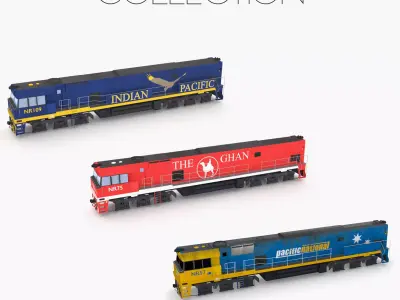 Australian Trains 3D Model Pack