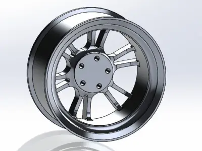 19 inch Spider Alloy Wheel  3D model