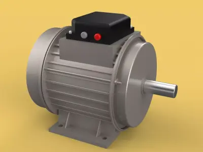 STANDART ELECTRIC MOTOR IEC  3D model