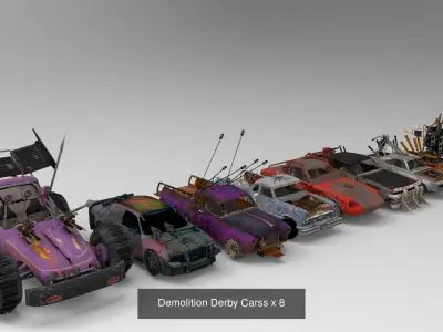 car garage assest 3D Model Pack purchase