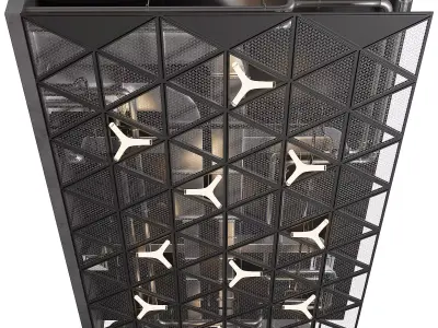 Ceiling 01 Low-poly 3D model