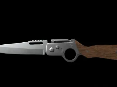 JACK KNIFE Low-poly 3D model