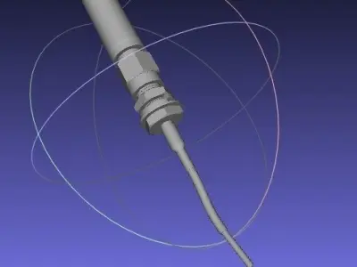 Antena telecommunication cable connectors Free 3D model