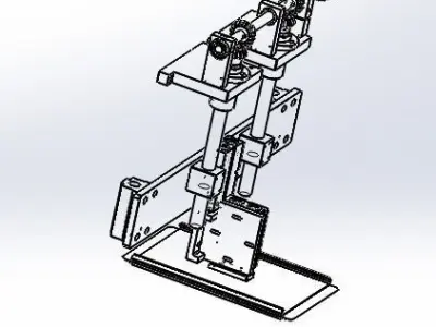 Manual fine-tuning module 3D model