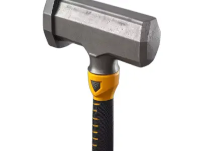 Heavy Duty Sledgehammer Tool PBR Low-poly 3D model