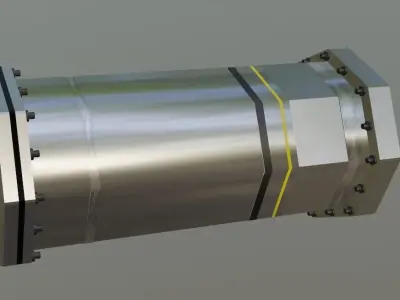 Pipe Sci-Fi 3D model