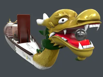 IDBF Dragon Boat 3D model