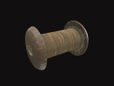 Medieval Wool Low-poly 3D model