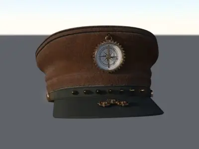Cap old  Low-poly 3D model