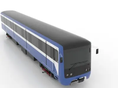 Subway Train 81-7036 Low 3D Model Pack