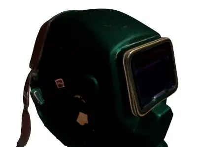 Industrial Welding Helmet 3D Model Low-poly 3D model purchase