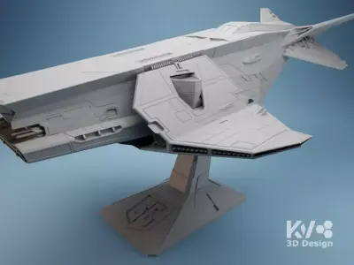 KV-Batman Flying Fox 3D print model