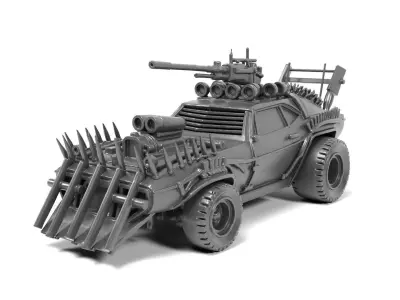 Mad Max Car 3D print model