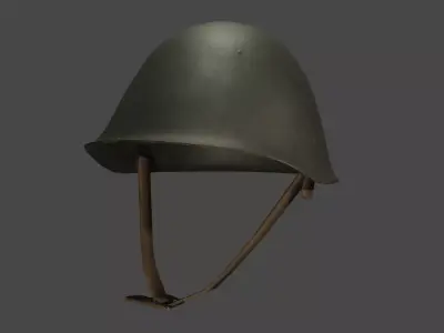 Russian SSh-68 Helmet Low-poly 3D model