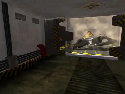 Spacecraft room in video game Free 3D model