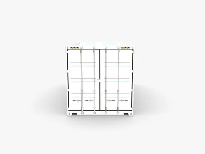 20ft Shipping Container Safmarine v1 3D model