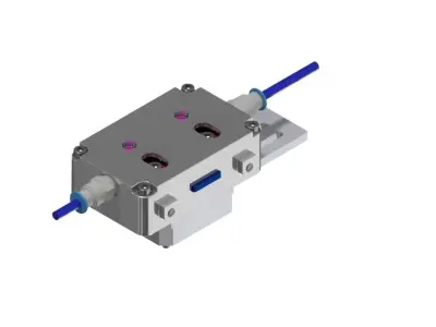 3D printer dual drive Extruder 3D model