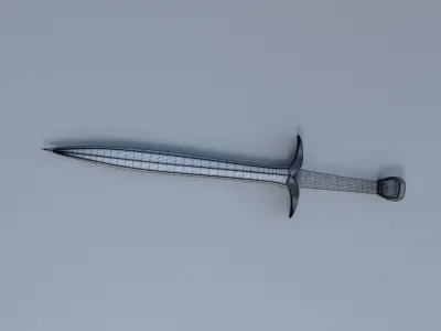 Medieval Sword Free 3D model