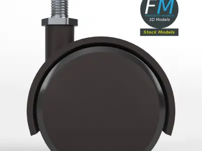 Trolley wheel 2 3D model