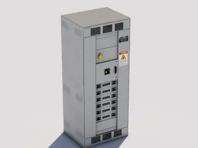 Electrical Box 08 Low-poly 3D model