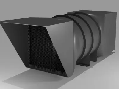 Air Ventilation box system 3D model