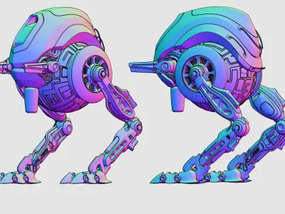 Mini Mech 3D model