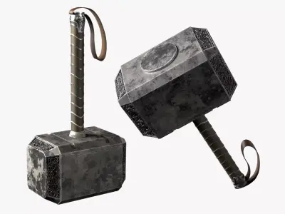 Mjolnir - Thors Hammer 3D model