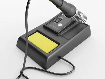 Soldering Iron Station 3D model purchase