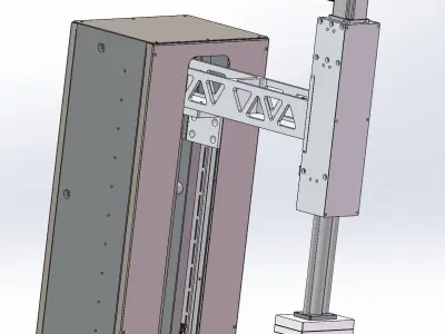 Carton packaging machine 3D model