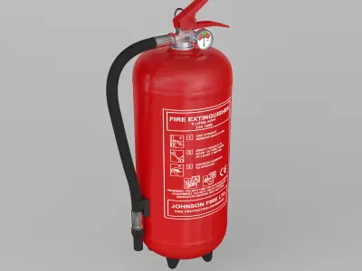 Fire Extinguisher 3D model 20