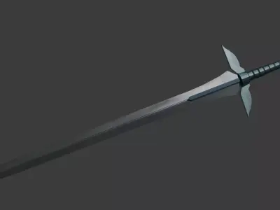 Erza sword from Fairytail 3D model