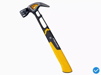 Hammer Fiberglass PBR Low-poly 3D model