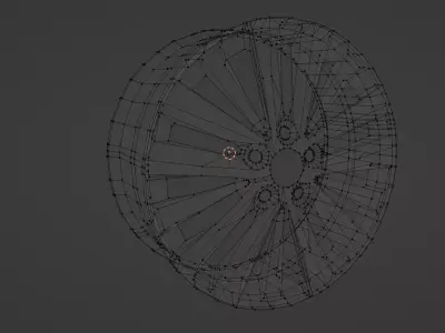 Wheel From SAAB 9-5 Free 3D model
