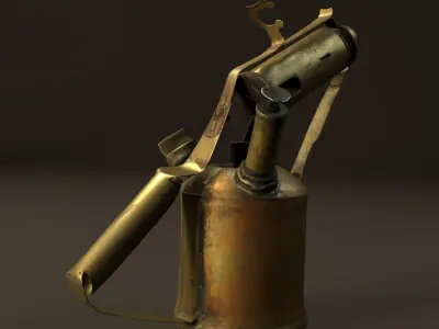 Antique Blow Torch - Photogrammetry 3D model