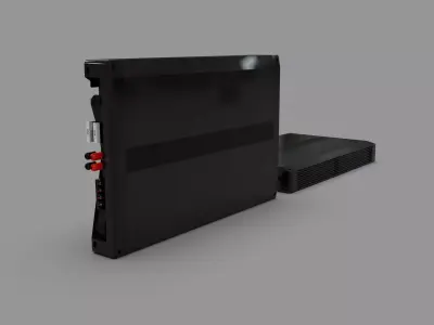 Generic Car Audio Amplifier Free 3D model
