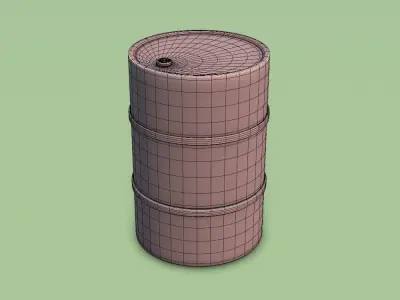 Oil or Paint Tank 3D model