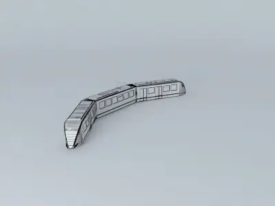 Tram 25 Free 3D model