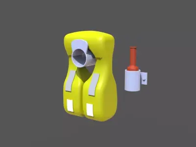 life jacket typ B 3D print model
