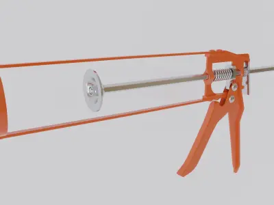 Silicone Gun 3D model buy