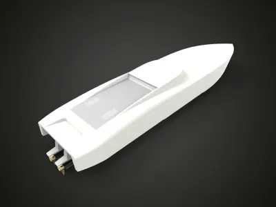 RC boat 800 mm lentgh 3D print model
