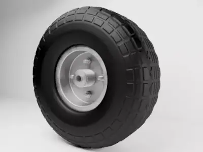 Car-wheel wheel 3D model