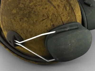 Mining Helmet 3D model